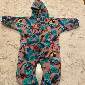 Patagonia fleece baby bunting